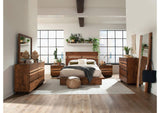 223256 Winslow 31 x 76 Inch Standing Floor Mirror Smokey Walnut