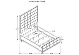 223261KE-S4 Durango 4-piece Eastern King Bedroom Set Smoked Peppercorn