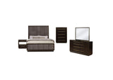 223261KE-S5 Durango 5-piece Eastern King Bedroom Set Smoked Peppercorn