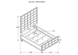 223261KW-S4 Durango 4-piece California King Bedroom Set Peppercorn