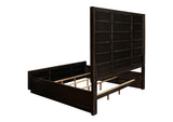 223261KW Durango 77-inch California King Panel Bed Smoked Peppercorn
