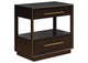 223262 Durango 2-drawer Nightstand Smoked Peppercorn
