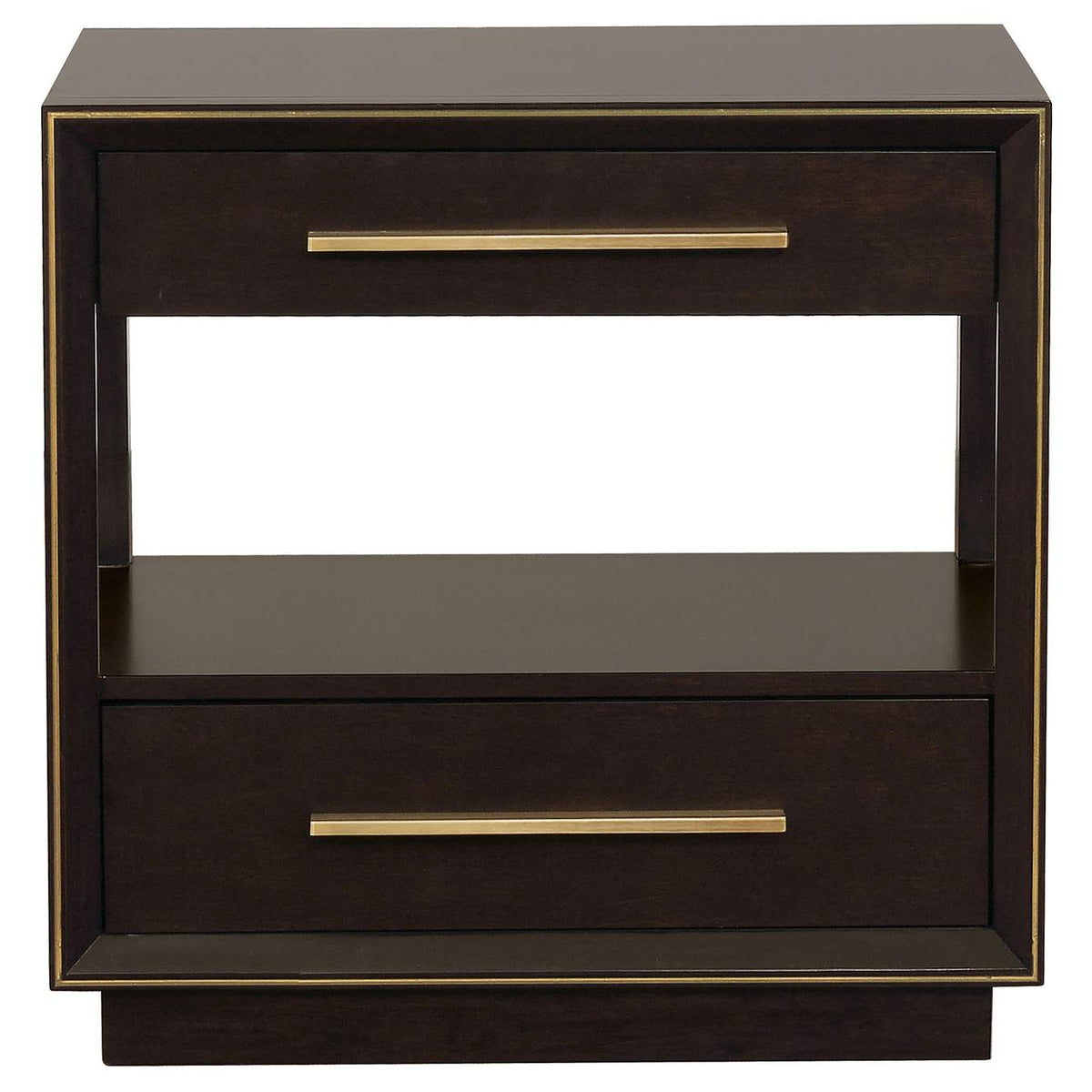 223262 Durango 2-drawer Nightstand Smoked Peppercorn