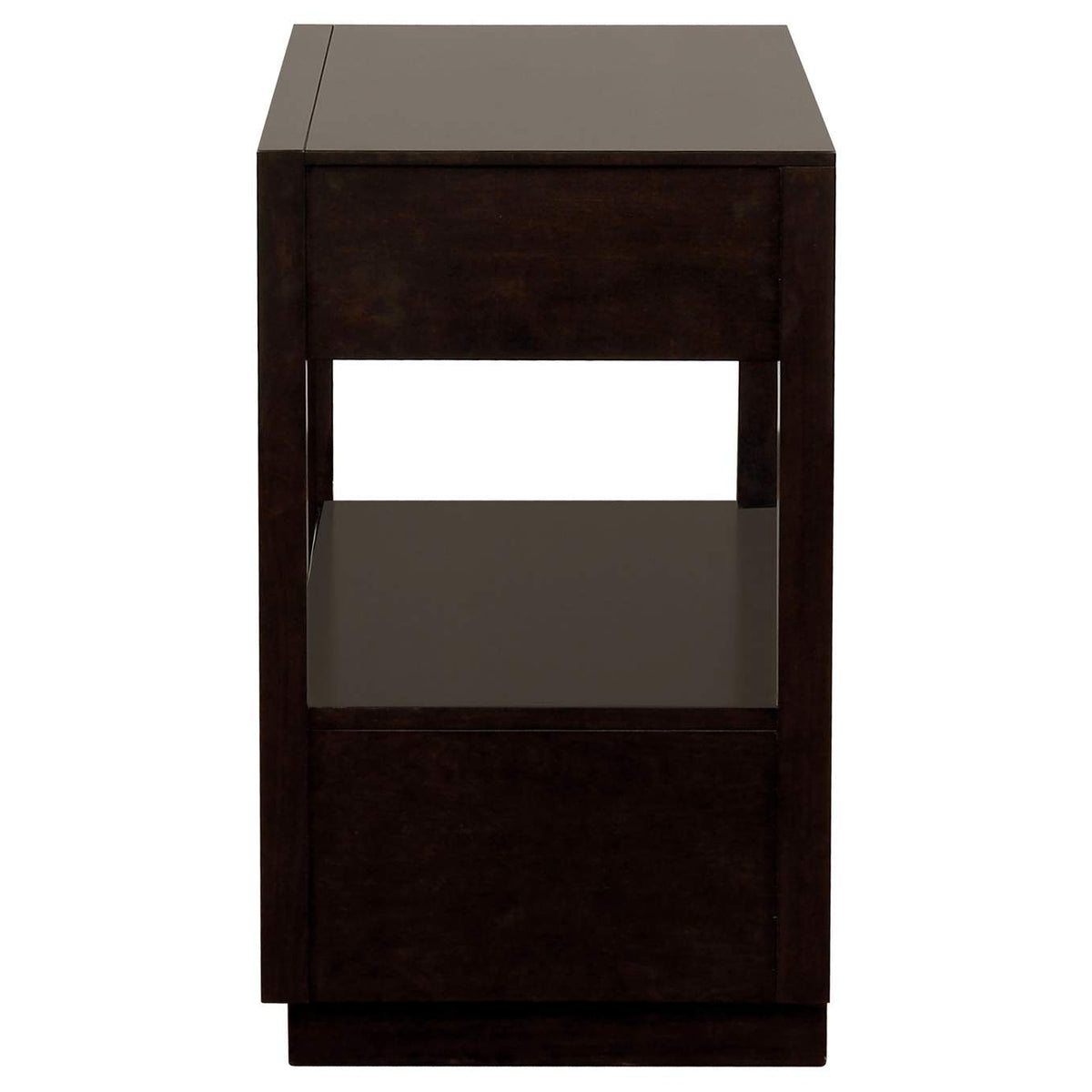 223262 Durango 2-drawer Nightstand Smoked Peppercorn