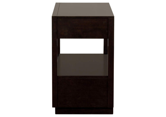 223262 Durango 2-drawer Nightstand Smoked Peppercorn