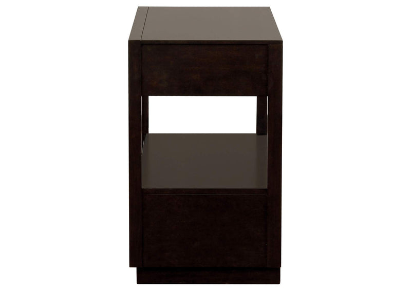 223262 Durango 2-drawer Nightstand Smoked Peppercorn