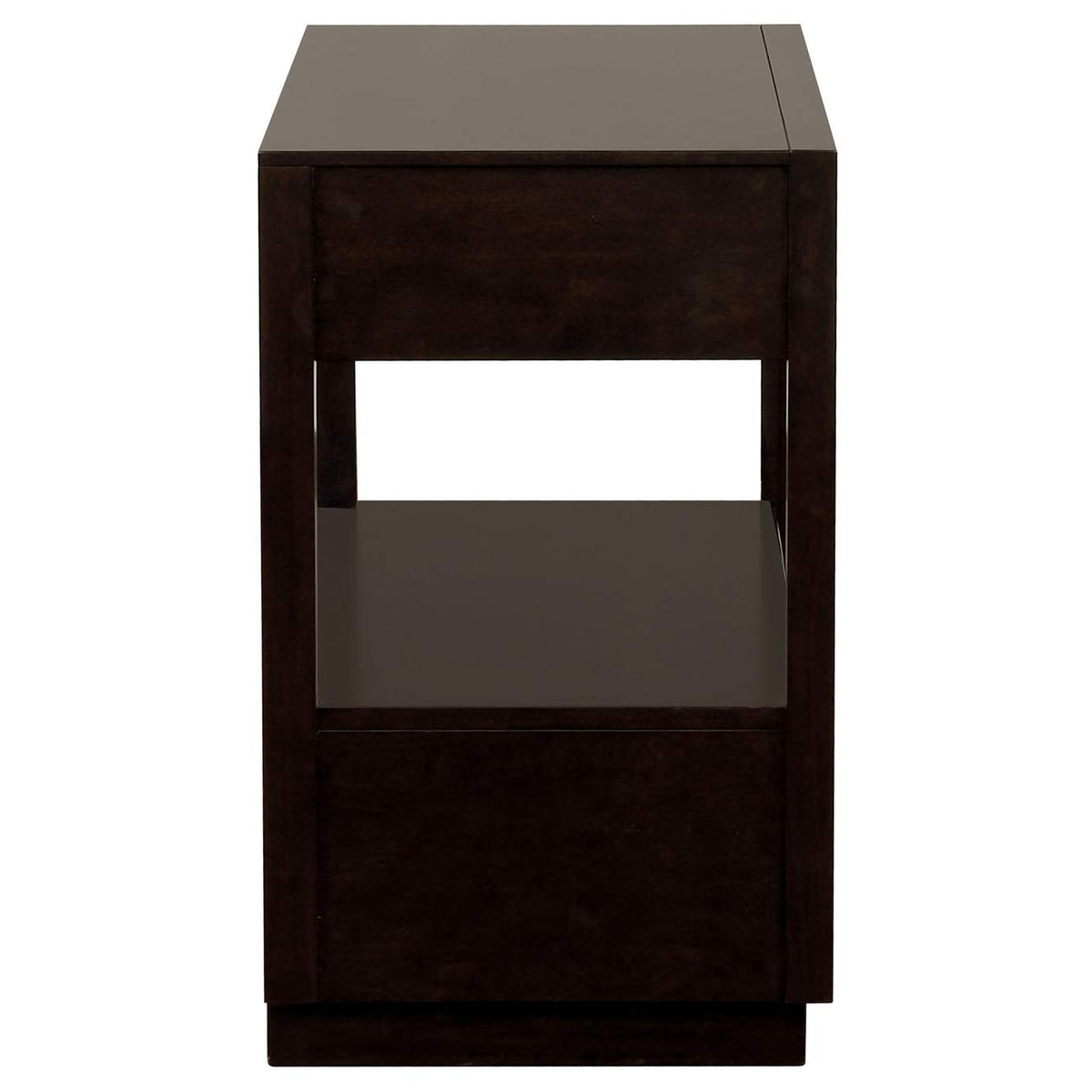 223262 Durango 2-drawer Nightstand Smoked Peppercorn