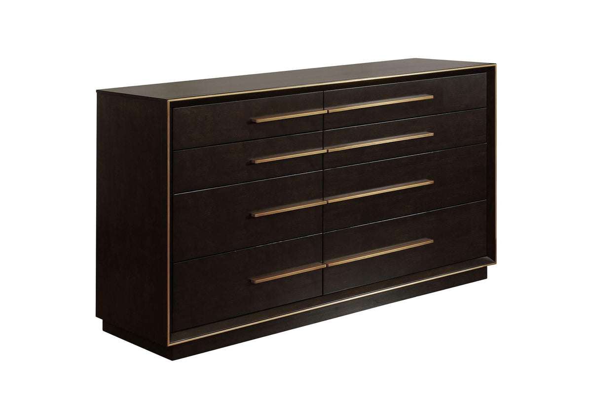 223263 Durango 8-drawer Dresser Smoked Peppercorn