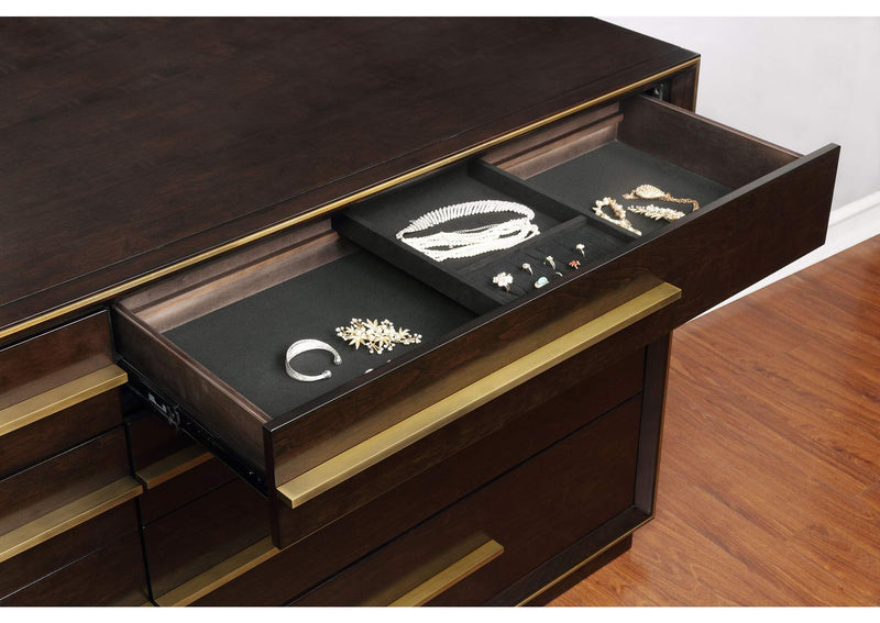 223263 Durango 8-drawer Dresser Smoked Peppercorn