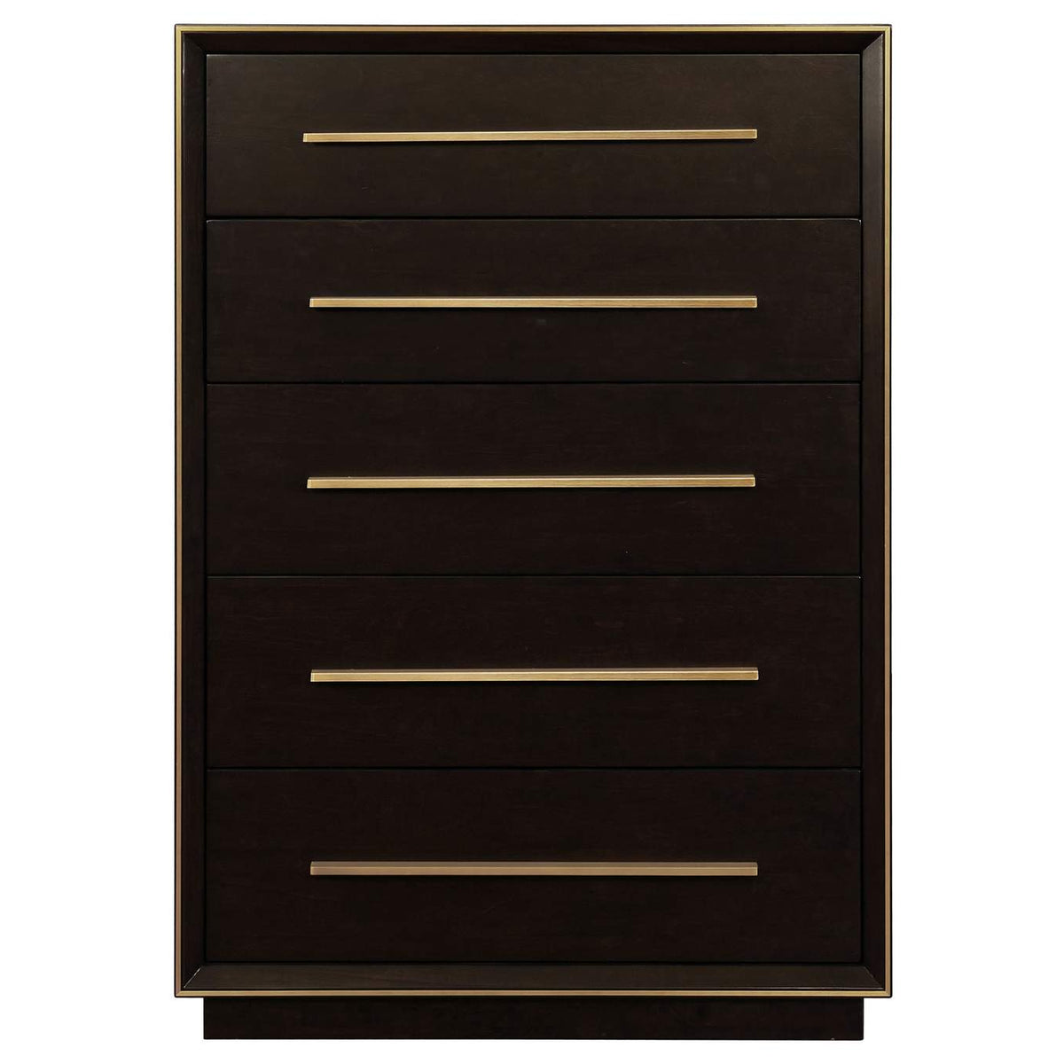 223265 Durango 5-drawer Bedroom Chest Smoked Peppercorn