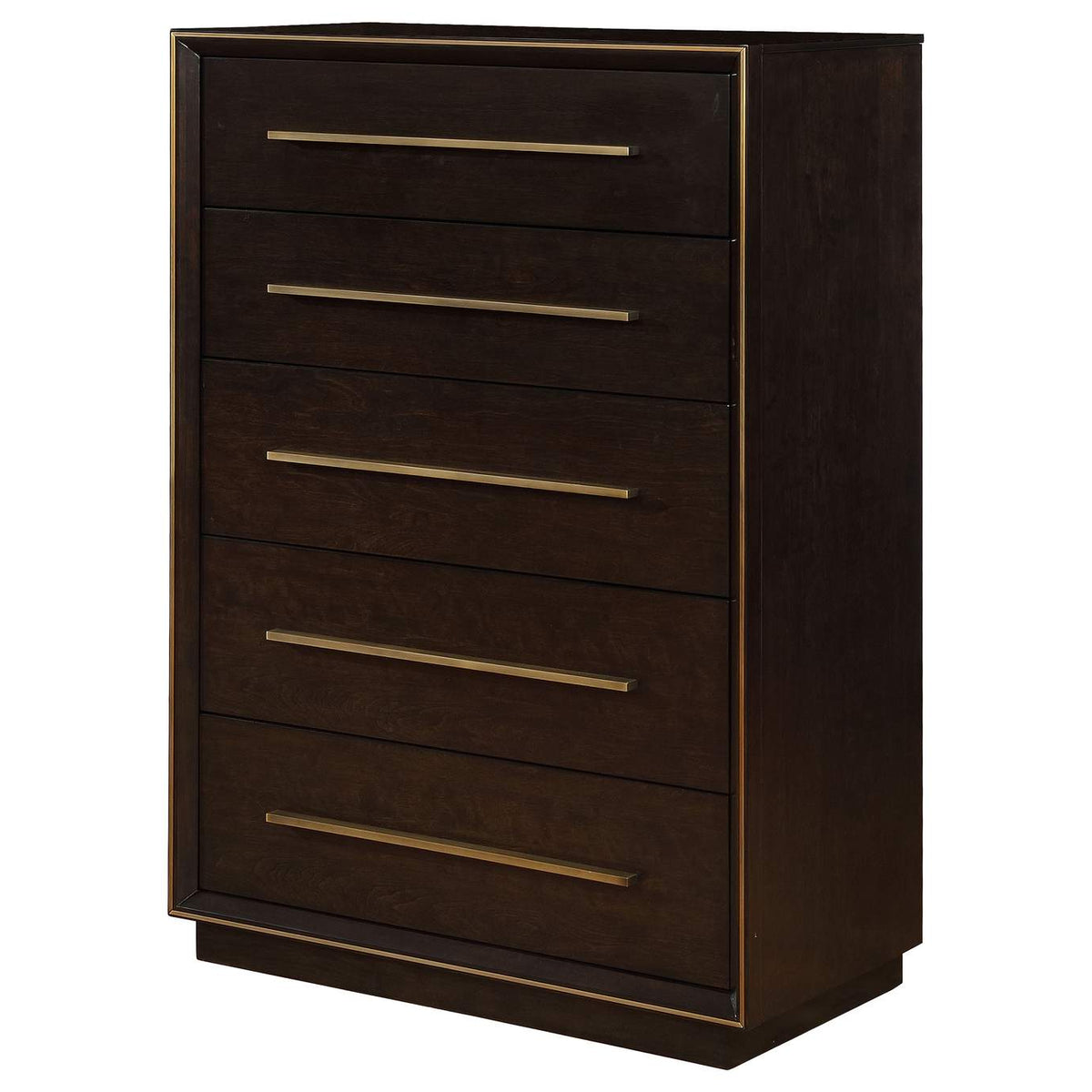 223265 Durango 5-drawer Bedroom Chest Smoked Peppercorn