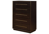 223265 Durango 5-drawer Bedroom Chest Smoked Peppercorn