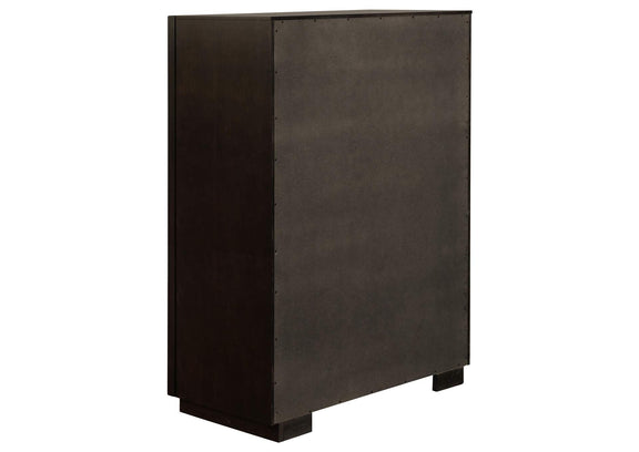 223265 Durango 5-drawer Bedroom Chest Smoked Peppercorn
