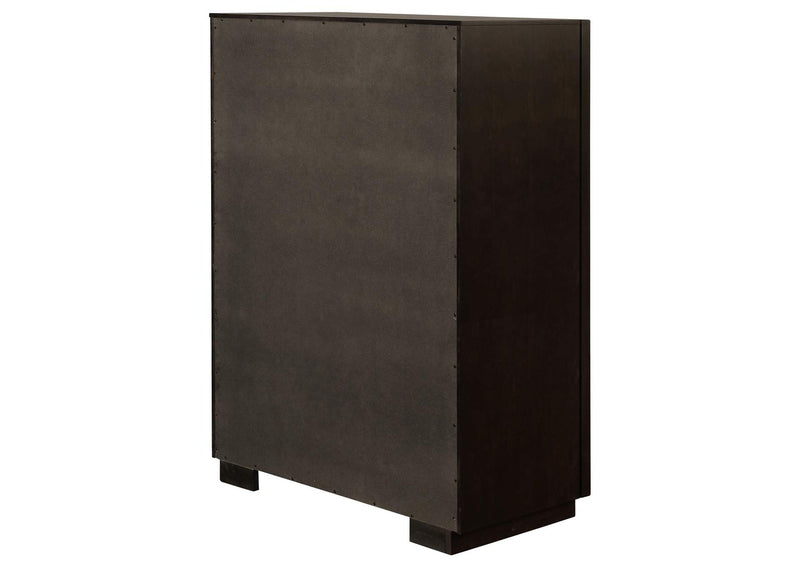 223265 Durango 5-drawer Bedroom Chest Smoked Peppercorn