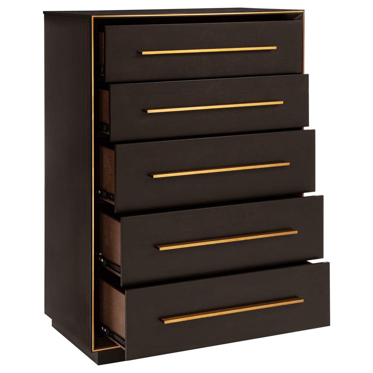 223265 Durango 5-drawer Bedroom Chest Smoked Peppercorn