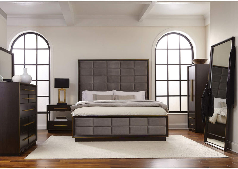 223265 Durango 5-drawer Bedroom Chest Smoked Peppercorn