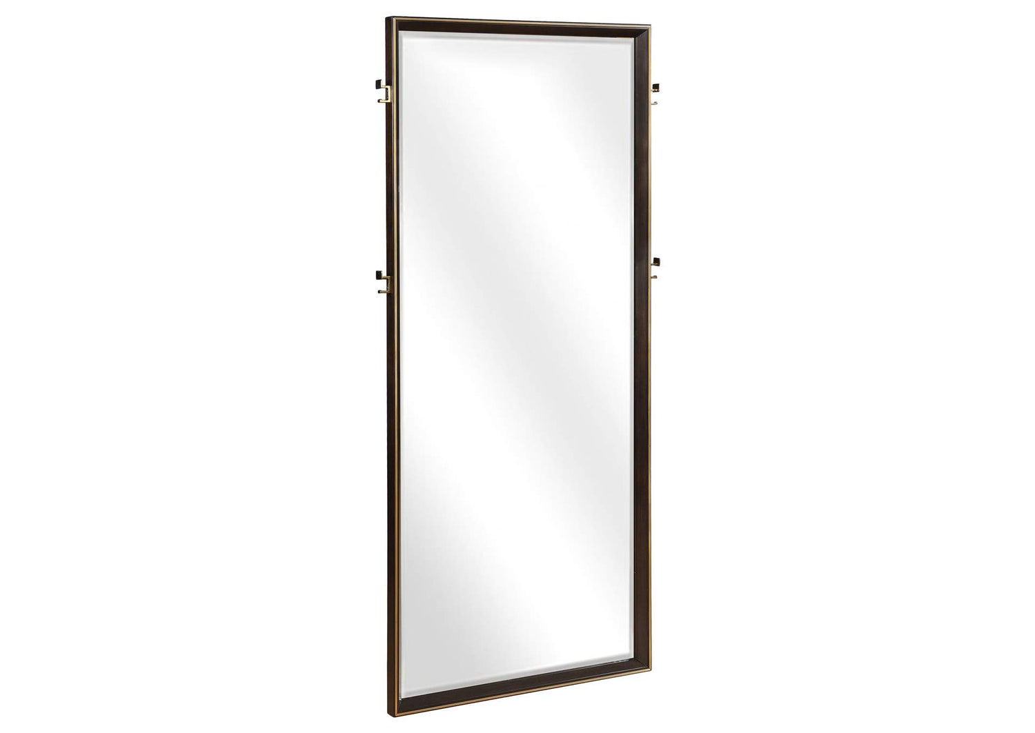 Durango 80-inch Standing Floor Mirror Smoked Peppercorn