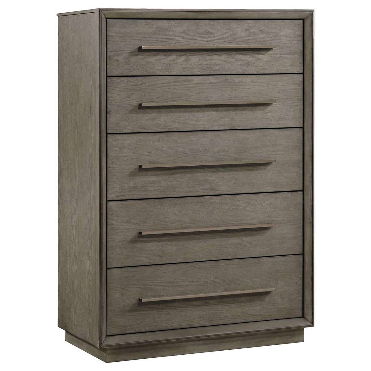 223271KE-S5 Durango 5-piece Eastern King Bedroom Set Taupe Oak