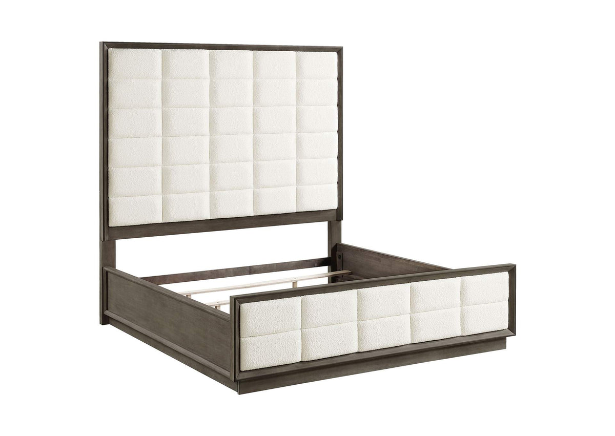 223271KE Durango 80-inch Eastern King Panel Bed Taupe Oak