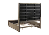 223271KE Durango 80-inch Eastern King Panel Bed Taupe Oak