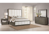 223271KW-S4 Durango 4-piece California King Bedroom Set Taupe Oak