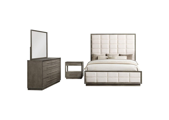 223271KW-S4 Durango 4-piece California King Bedroom Set Taupe Oak