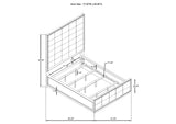 223271KW-S4 Durango 4-piece California King Bedroom Set Taupe Oak