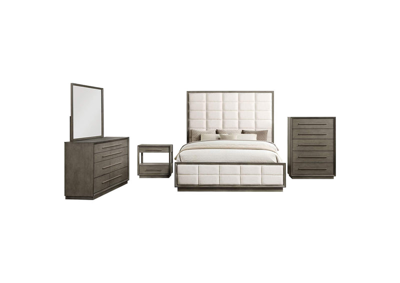 223271KW-S5 Durango 5-piece California King Bedroom Set Taupe Oak