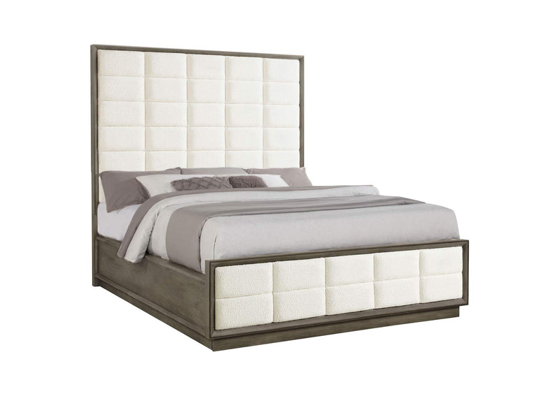 223271KW Durango 80-inch California King Panel Bed Taupe Oak