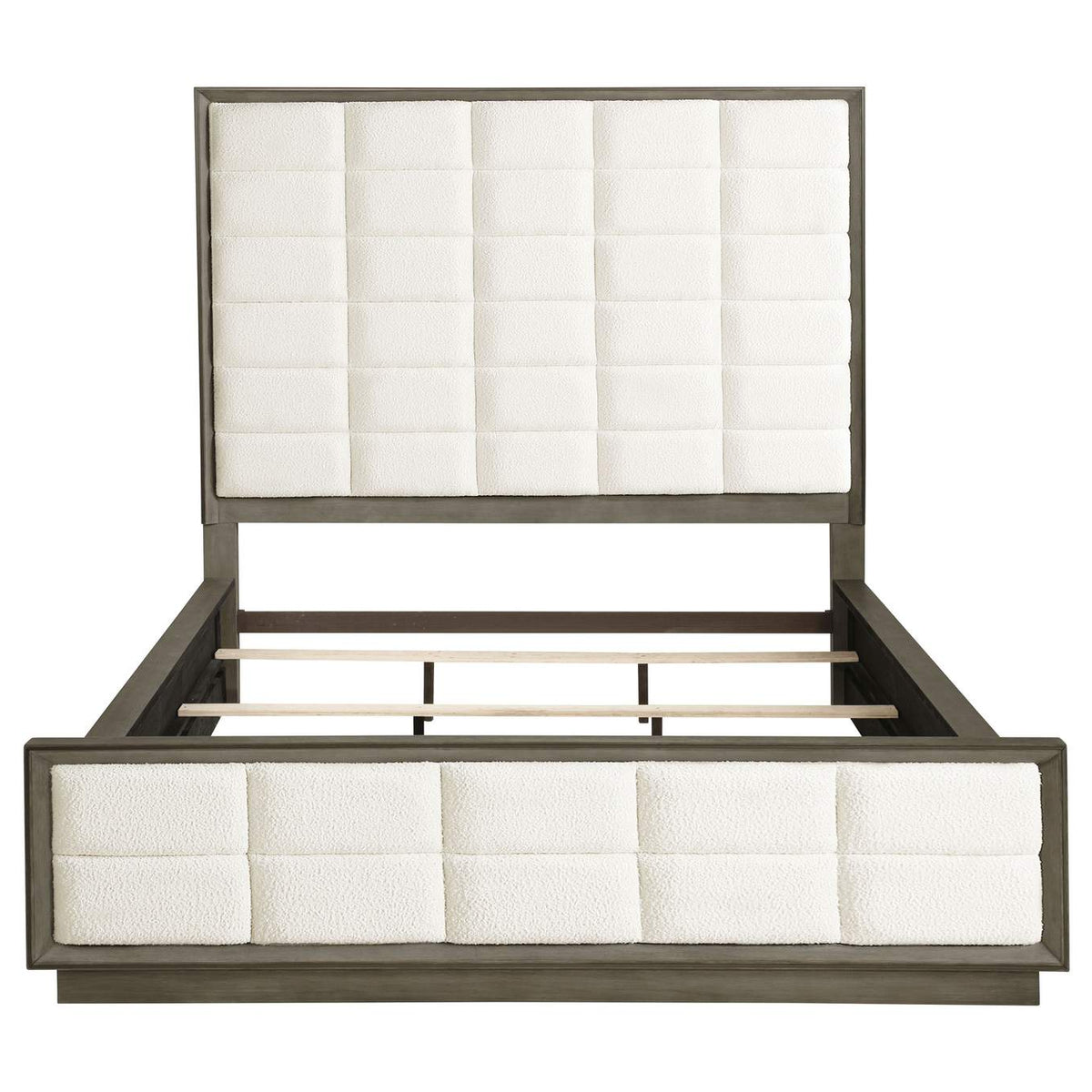 223271KW Durango 80-inch California King Panel Bed Taupe Oak