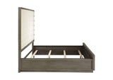 223271KW Durango 80-inch California King Panel Bed Taupe Oak