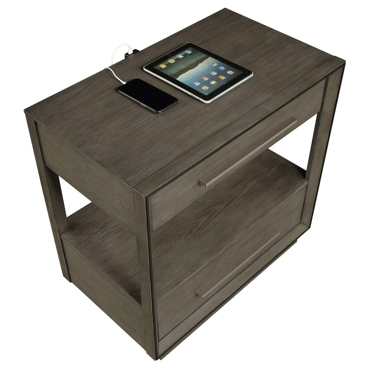 223271Q-S4 Durango 4-piece Queen Bedroom Set Taupe Oak