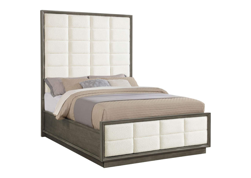 223271Q Durango 80-inch Queen Panel Bed Taupe Oak
