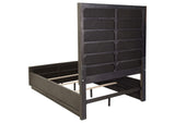 223271Q Durango 80-inch Queen Panel Bed Taupe Oak