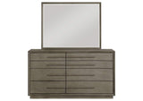 223273M Durango 8-drawer Dresser and Mirror Taupe Oak