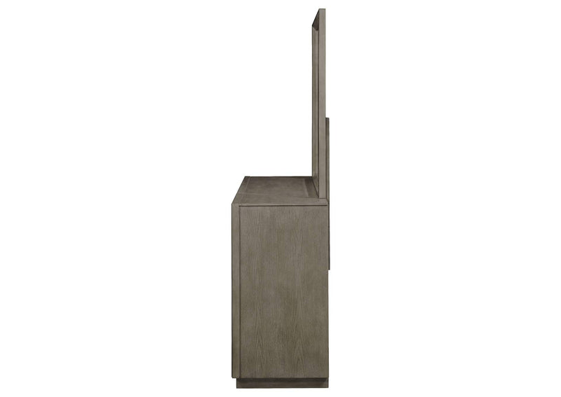 223273M Durango 8-drawer Dresser and Mirror Taupe Oak