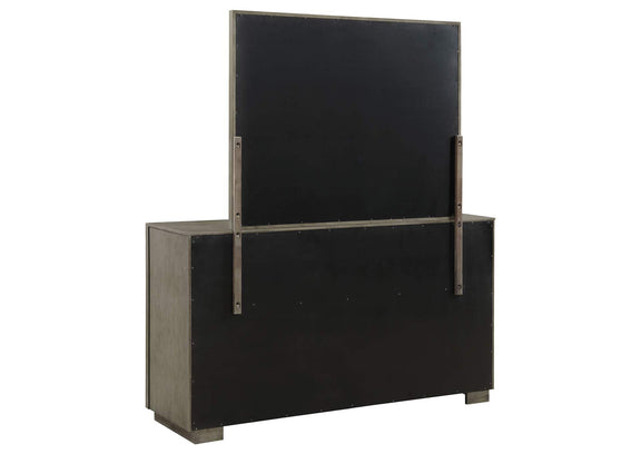 223273M Durango 8-drawer Dresser and Mirror Taupe Oak