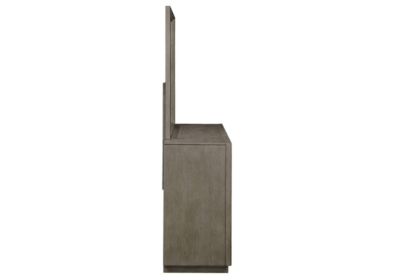 223273M Durango 8-drawer Dresser and Mirror Taupe Oak