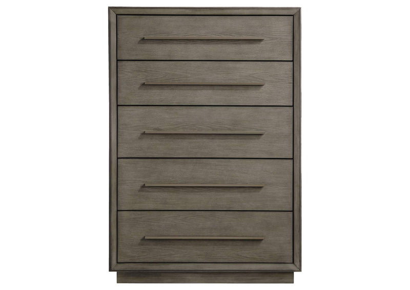 223275 Durango 5-drawer Bedroom Chest Taupe Oak