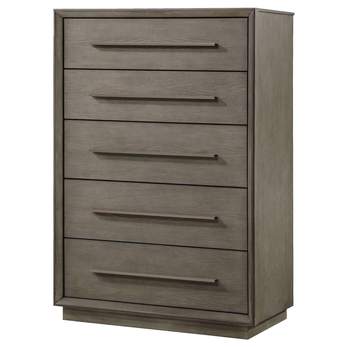 223275 Durango 5-drawer Bedroom Chest Taupe Oak
