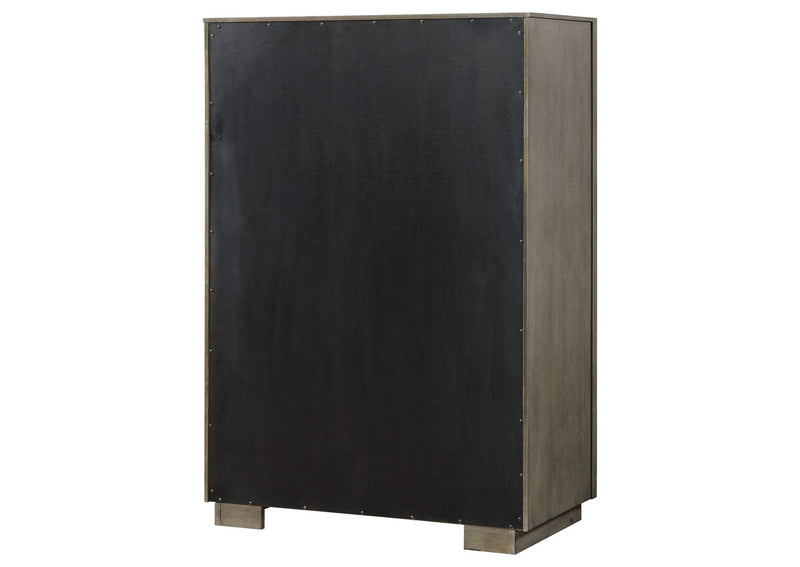 223275 Durango 5-drawer Bedroom Chest Taupe Oak