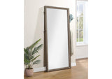 223280 Durango 80-inch Standing Floor Mirror Washed Oak