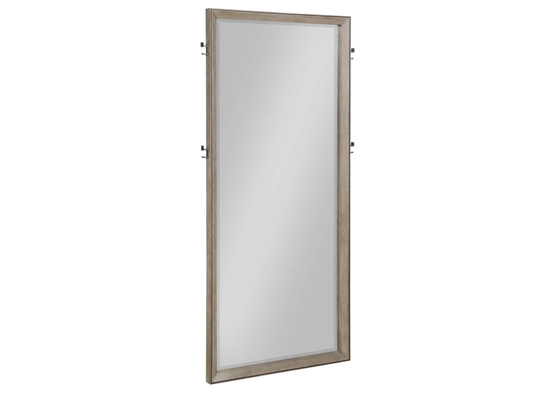 223280 Durango 80-inch Standing Floor Mirror Washed Oak