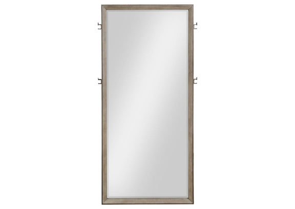 223280 Durango 80-inch Standing Floor Mirror Washed Oak