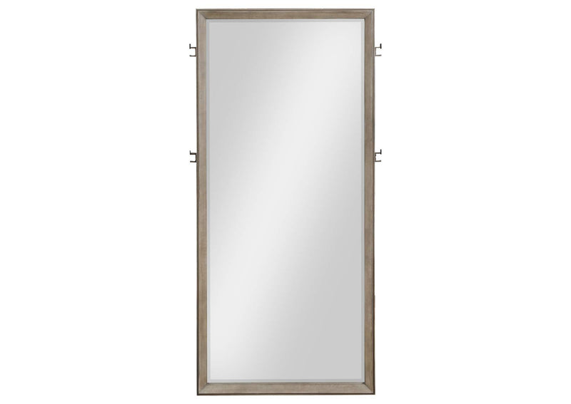 223280 Durango 80-inch Standing Floor Mirror Washed Oak
