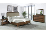 223321KE-S4 Maderia 4-piece Eastern King Bedroom Set Walnut