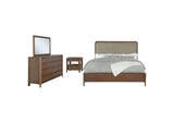 223321KW-S4 Maderia 4-piece California King Bedroom Set Walnut