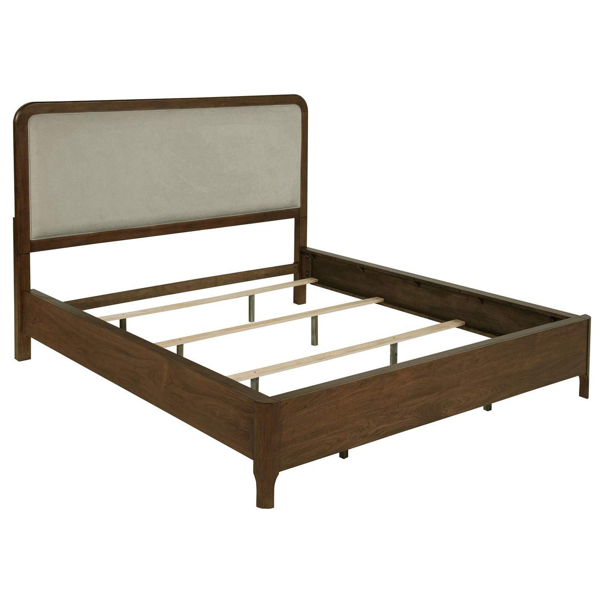223321KW-S4 Maderia 4-piece California King Bedroom Set Walnut