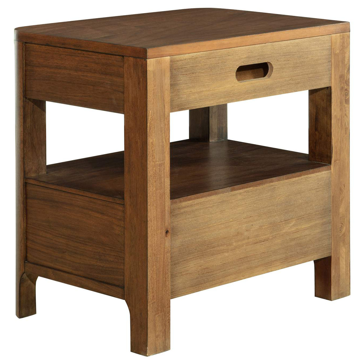 223321KW-S4 Maderia 4-piece California King Bedroom Set Walnut