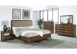 223321KW-S5 Maderia 5-piece California King Bedroom Set Walnut